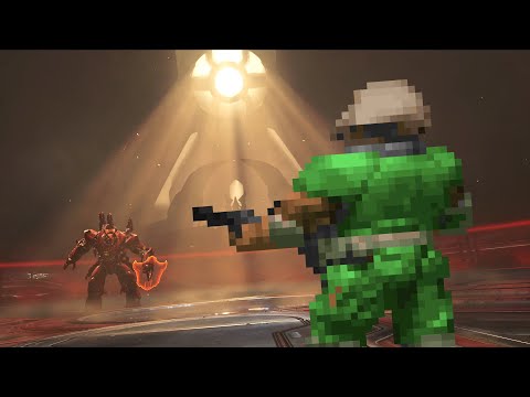 Classic DOOMGUY vs The Dark Lord – DOOM Eternal