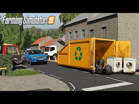 Combustion & Compactage des déchets (Nouvelle MAP) | Farming Simulator 19 PAYSAGISTE