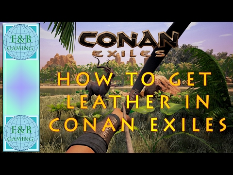 Conan Exiles – How to Make Leather and Thick Leather and Use the Tannery