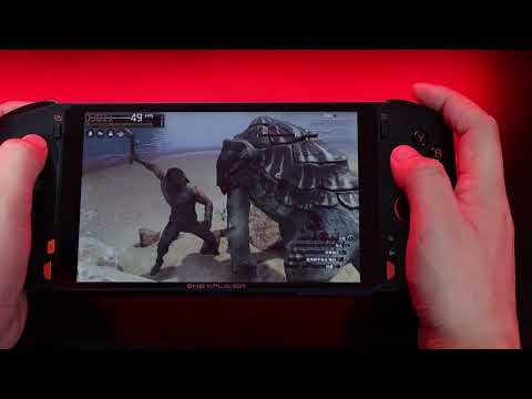 Conan Exiles running by onexplayer mini amd 5800u