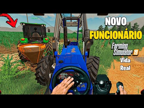 Contratei mais um funcionário | Simulando ao máximo #82 | Farming simulator 19