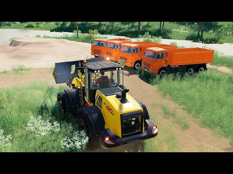 КУПИЛИ ПЕСЧАНЫЙ КАРЬЕР И ПЕРВЫЕ КАМАЗЫ! – FARMING SIMULATOR 2019
