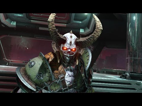 DOOM Eternal marauder fight 4k 60fps hdr PS5