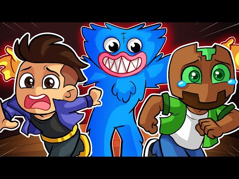 ENCONTRAMOS a HUGGY WUGGY en MINECRAFT! 😱😭 POPPY PLAYTIME en MINECRAFT