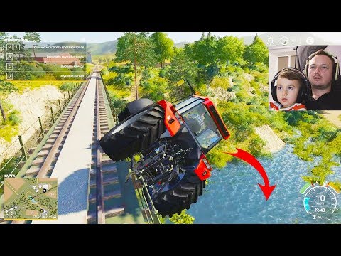 Farm Simulator 19 | Am Cazut cu Tractoru in Apa!