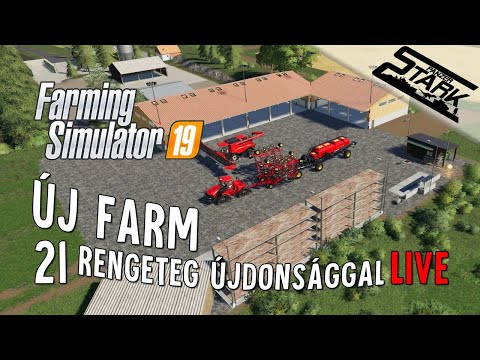 Farming Simulator 19 – 21.Rész (Új Farmra Költöztünk!) – Stark LIVE