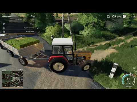 Farming Simulator 19 #3 polska wieś zbieranie kostek