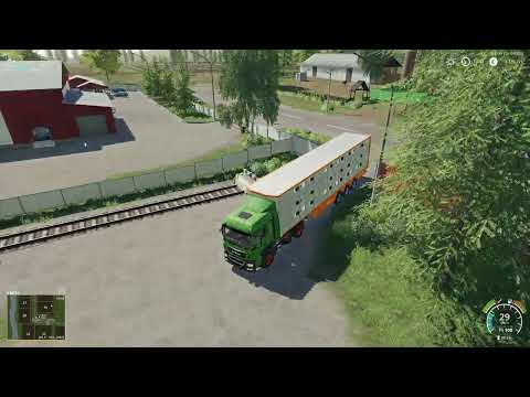 Farming Simulator 19 Перевозка продуктов заполнение производств
