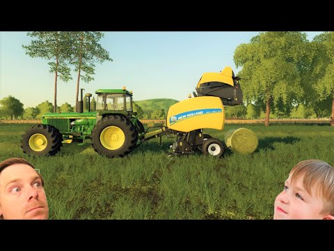 Farming simulator 19 | Its time to bale the hay and we REALLY mess up
