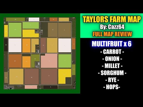 Farming Simulator 19 – Taylors Farm Map v1.2 (updated link) Map Mod Review