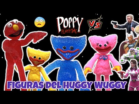 Figuras de Poppy Playtime (Bootleg) | Huggy Wuggy, Kissy Missy & ELMO – TOY SHOTS