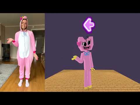 FNF Character Test  Gameplay VS Minecraft Animation  VS Huggy Wuggy In Real Life with @Honey Bunny