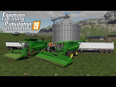 FS19 | #32 Cosecha Maíz para Cerdos | Cosechadoras John Deere | Nuevo Silo Gigante