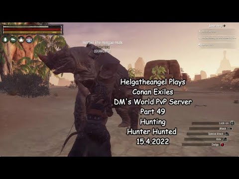 Helgatheangel Plays  Conan Exiles PvP Server Part 49 Hunting – Hunter Hunted!