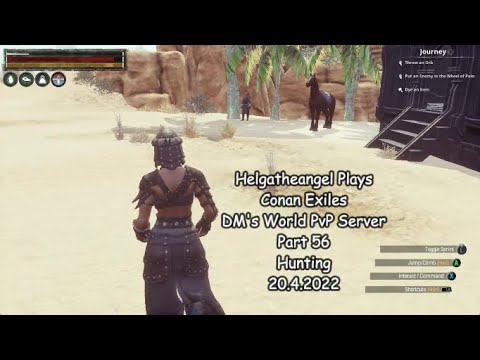 Helgatheangel Plays  Conan Exiles PvP Server Part 56 Hunting With New Thrall