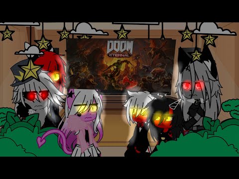 Helluva boss react to doom eternal rap