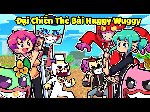 HIHA VÀ YUMMIE ĐẠI CHIẾN THẺ BÀI GIA TỘC HUGGY WUGGY*ĐẠI CHIẾN THẺ BÀI HUGGY WUGGY 🥰🤣
