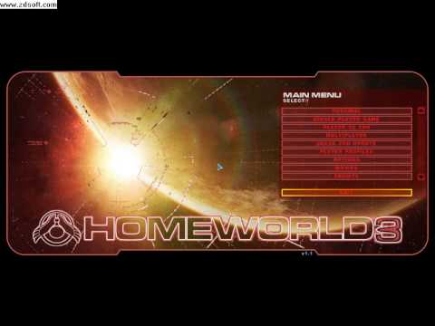 Homeworld 3 : Sands of Time Main Menu Animation and Music