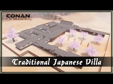 HOW TO BUILD A TRADITIONAL JAPANESE VILLA [SPEED BUILD] – CONAN EXILES