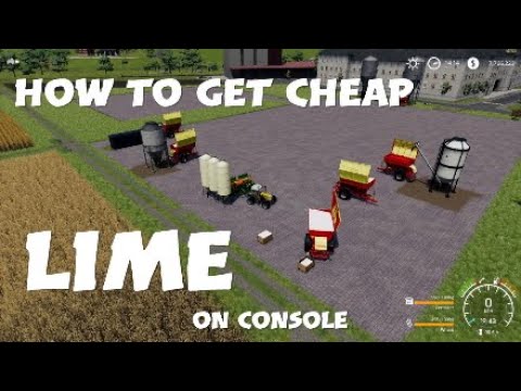 HOW TO GET CHEAP LIME – Farming Simulator 19 – PS4