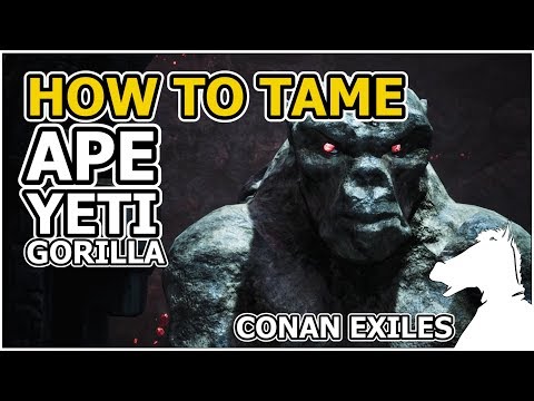 How to tame Ape, Yeti, Gorilla | CONAN EXILES