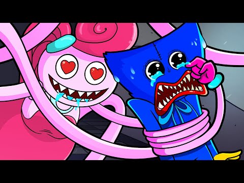 HUGGY WUGGY and MOMMY LONG LEGS LOVE STORY – Cartoon Animation (Poppy Playtime)