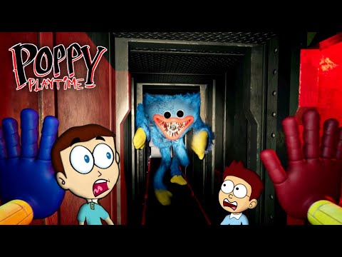 Huggy Wuggy is Monster !! Poppy Playtime | Shiva and Kanzo Gameplay