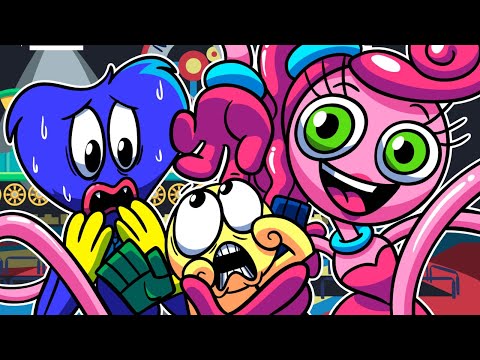 HUGGY WUGGY & PLAYER SO SAD WITH MOMMY LONG LEGS – Poppy Playtime Animation #16