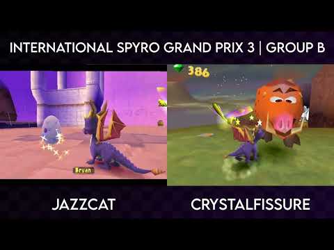 International Spyro Grand Prix 3 | Jazzcat vs. CrystalFissure (Spyro 3 Speedrun)