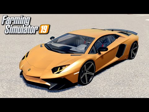 Lamborghini Aventador [MOD TEST] – Farming Simulator 19