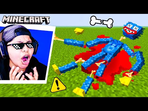 LE ROMPO TODOS los HUESOS a HUGGY WUGGY en MINECRAFT 👻🦴🔵 | (Mods) | Pathofail