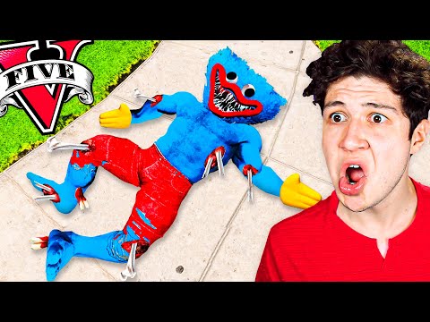 Le ROMPO TODOS los HUESOS a HUGGY WUGGY ULTRA en GTA 5! 👻🦴 (Mods)