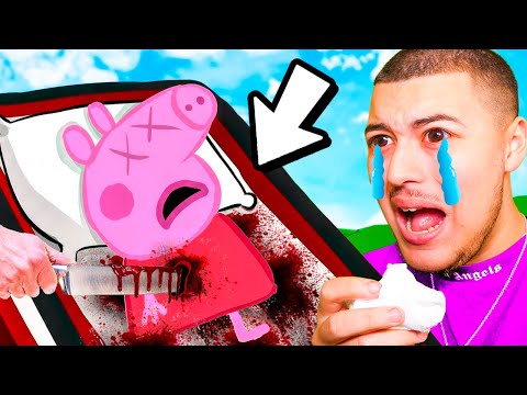LES PLUS TRISTES ANIMATIONS PEPPA PIG ! Compilation Effrayante avec Piggy et Huggy Wuggy Roblox !