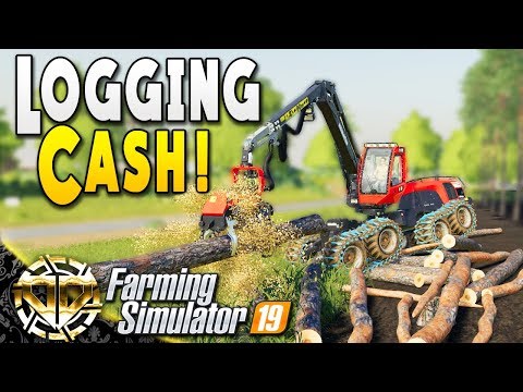 LOGGING CASH AND NO MORE COWS : Farming Simulator 19 Gameplay : Ravenport EP 19