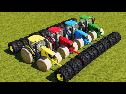 LORD OF WHEELS !!! SILAGE COMPACTING WITH COLORED WHEELS LEVELLER ! Farming Simulator 19