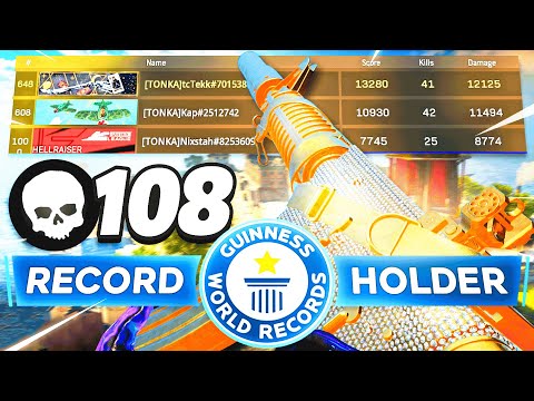 NEW *108 KILLS* WORLD RECORD on REBIRTH ISLAND! 🔥 (Rebirth Island Warzone)