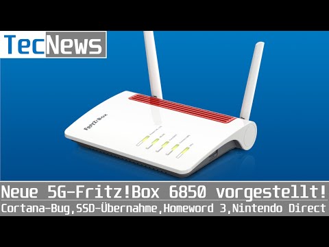 [NEWS] Neue 5G-Fritz!Box 6850 vorgestellt! Cortana-Bug, Homeworld 3, Direct uvm. | TecNews #94