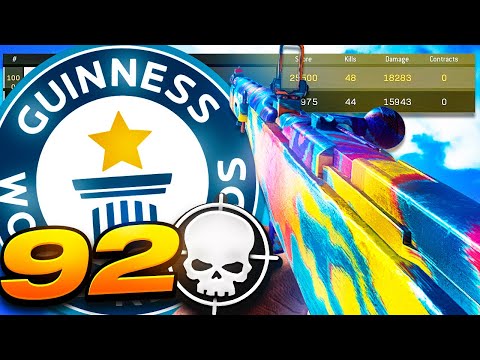 NUEVO RECORD MUNDIAL 92 KILLS DUO VS SQUADS EN COD WARZONE