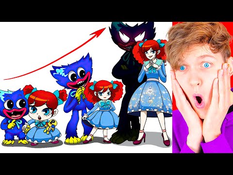 POPPY LOVES HUGGY WUGGY!? (CRAZIEST POPPY PLAYTIME ANIMATION *LANKYBOX REACTION!*)