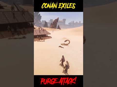 Purge Attack and Defense | CONAN EXILES #shorts