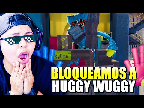 ¿QUE PASA SI BLOQUEAMOS A HUGGY WUGGY CON CAJAS en POPPY PLAYTIME? 😱📦 | Pathofail