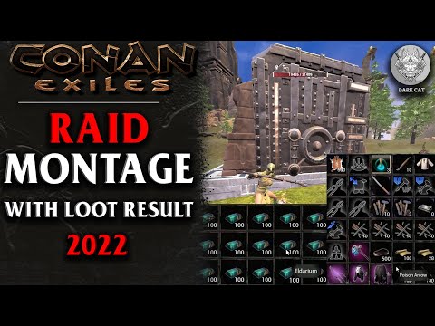 Riad Highlight Conan exiles | Raid Montage In Privet Server With Loot Result | Conan Exiles