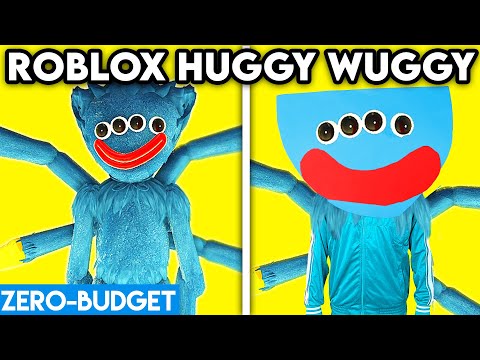 ROBLOX HUGGY WUGGY WITH ZERO BUDGET! (FUNNY POPPY PLAYTIME PARODY BY LANKYBOX!)
