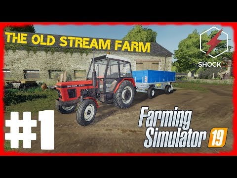 STARÉ STROJE | Farming Simulator 19 | #1 | The Old Stream Map