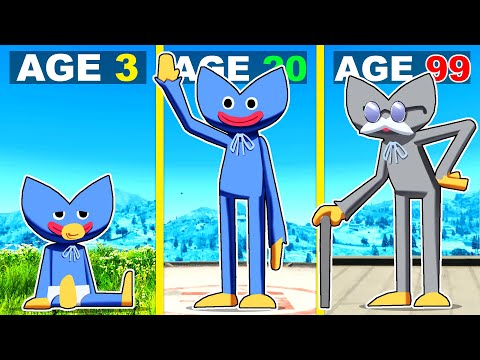 Surviving 99 Years As HUGGY WUGGY In GTA 5! (Poppy Playtime)