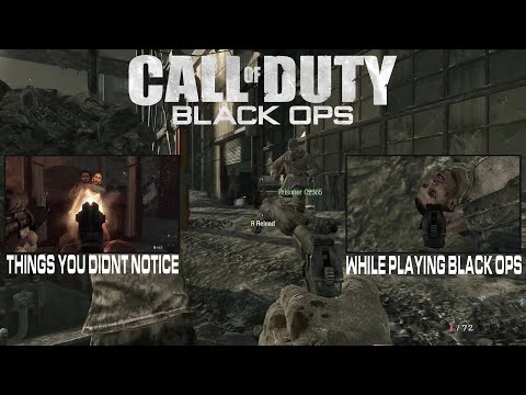 Things You Weren't Looking At… (Call Of Duty: Black Ops)