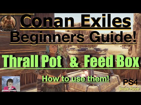Thrall Pot & Feed Box Conan Exiles Beginners Guide 2022