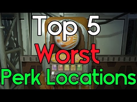 "TOP 5" Worst Perk Locations in Call of Duty 'Zombies" "Black Ops 2 Zombies" BO1 & WAW "Zombies"