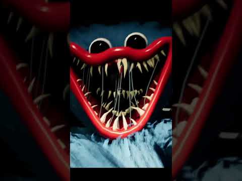 Try not to get scared of Huggy Wuggy [poppy playtime] #shorts