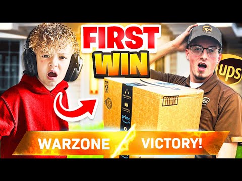 Turns out our UPS Driver is a Gamer! (Call of Duty Warzone)